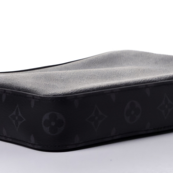 authentic LOUIS VUITTON Reverse Monogram Eclipse Trio Messenger Large Pochette - Picture 3 of 6